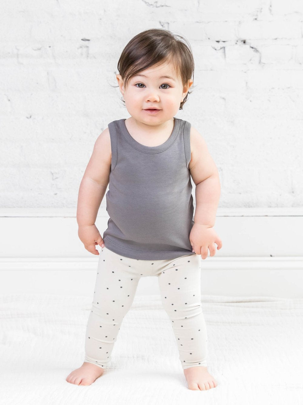 Organic Kids' Lue Leggings - Happyness