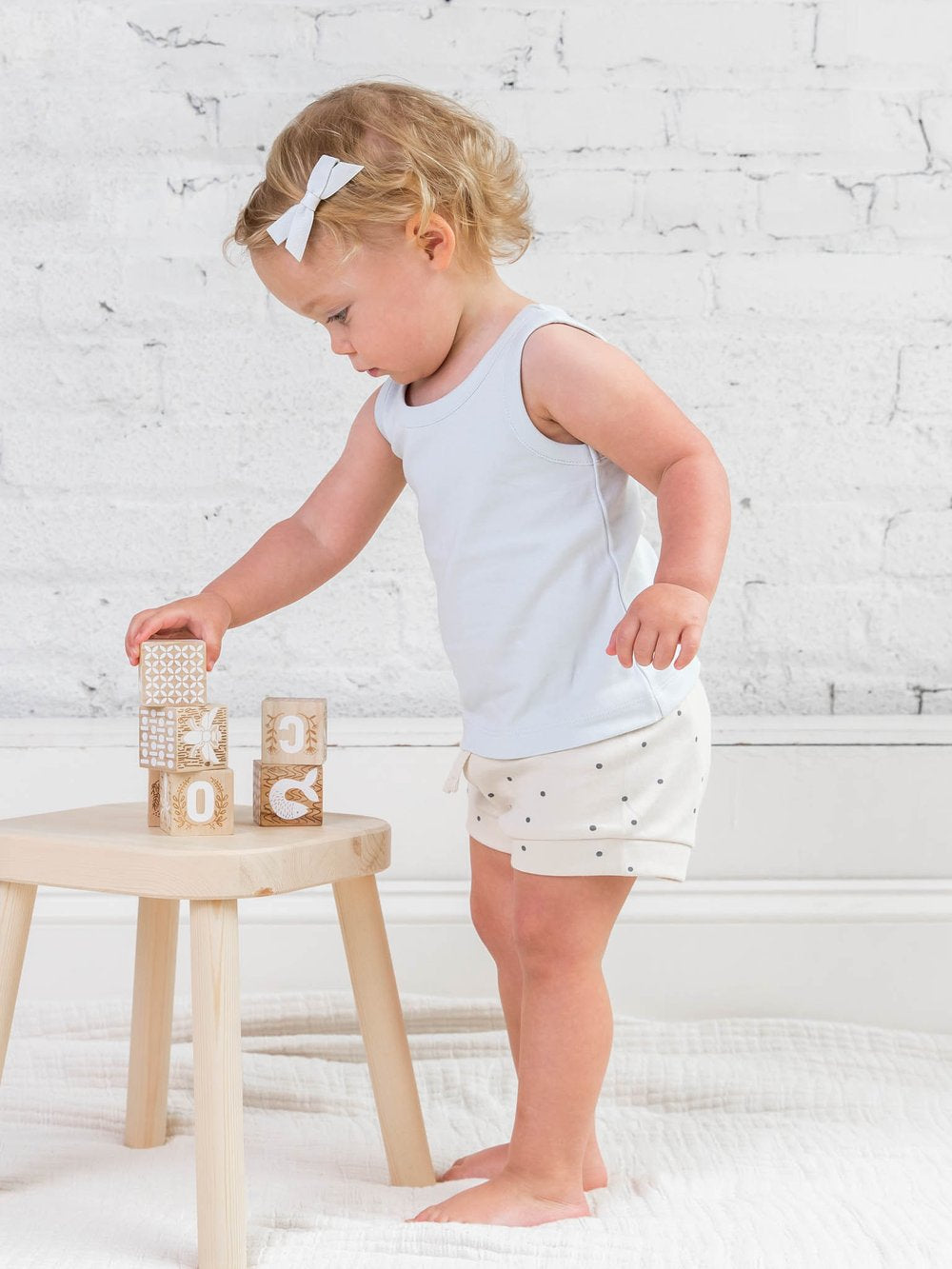 Organic Kids' Havana Shorts - Happyness