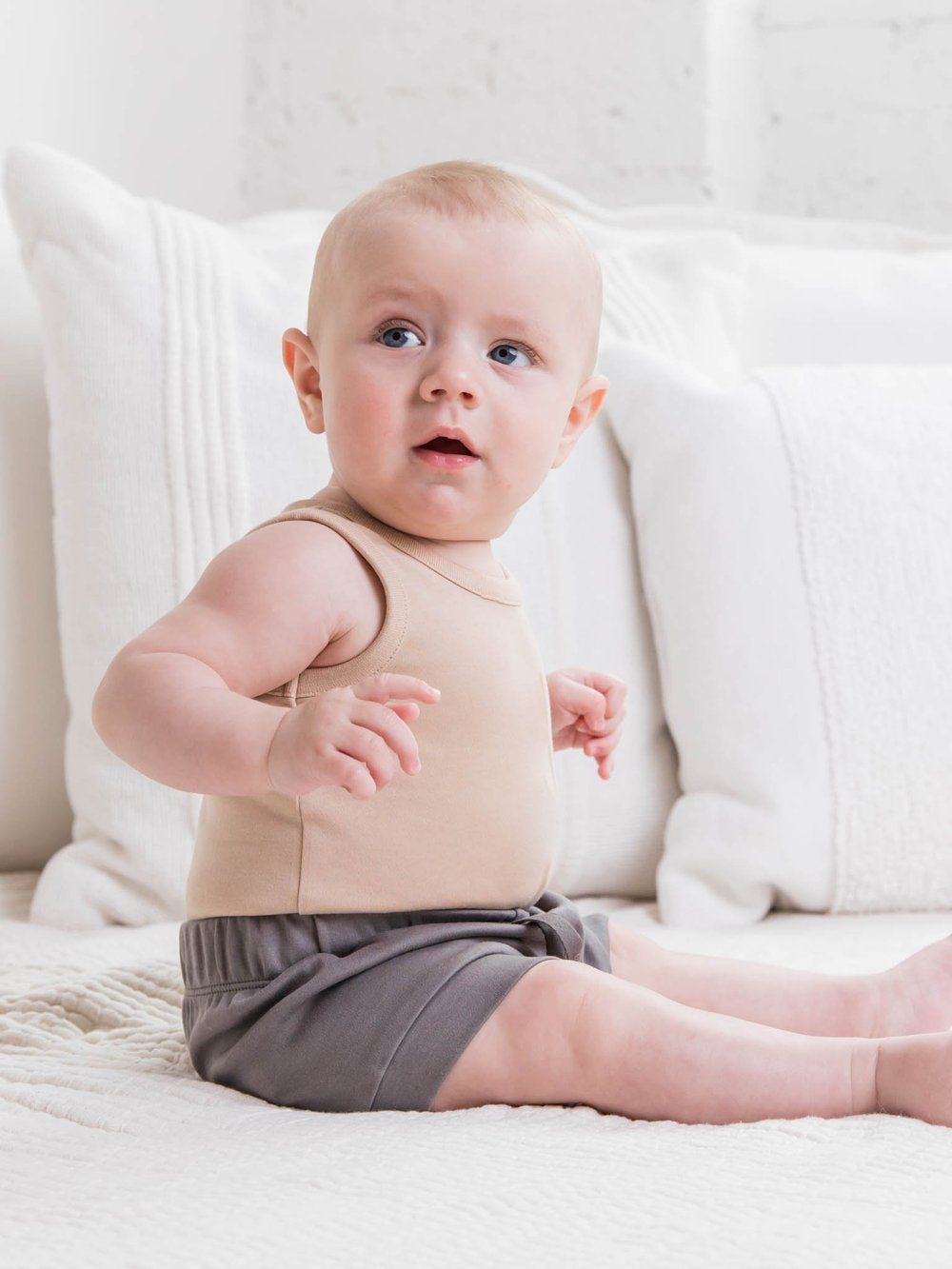 Organic Kids' Havana Shorts - Happyness