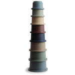 Load image into Gallery viewer, Mushie Stacking Toys Bundle (Stacking Rings &amp; Cups) - Happyness
