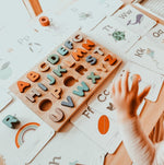 Load image into Gallery viewer, Qtoys Capital Letter Puzzle - Happyness
