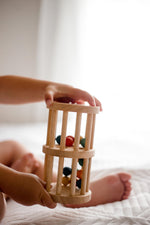 Load image into Gallery viewer, Qtoys Wooden Mini Rainmaker - Happyness
