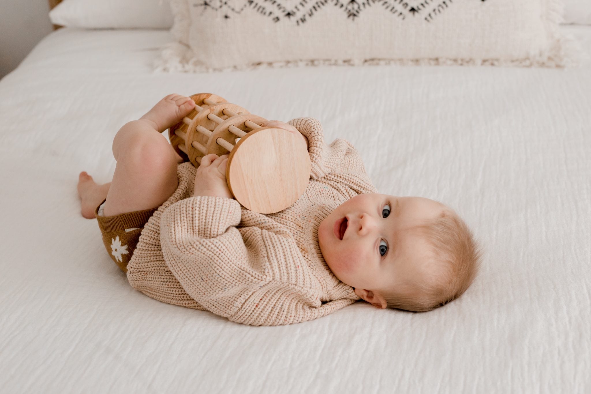 Qtoys Wooden Rainmaker - Happyness
