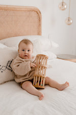 Load image into Gallery viewer, Qtoys Wooden Rainmaker - Happyness

