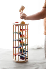 Load image into Gallery viewer, Qtoys Pound A Ball Tower - Happyness

