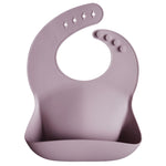 Load image into Gallery viewer, Mushie Silicone Baby Bib - Happyness
