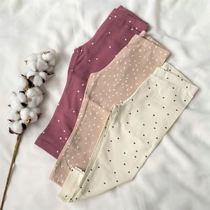Organic Kids' Lue Leggings - Happyness